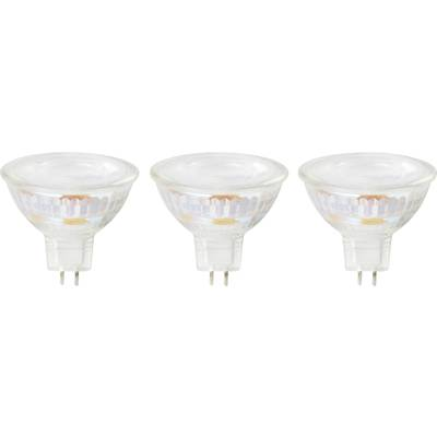 Sygonix SY-4893258 LED EEK E (A - G) GU5.3 3.4 W = 35 W Melegfehér (Ø x Ma) 50 mm x 44 mm 3 db (SY-4893258)