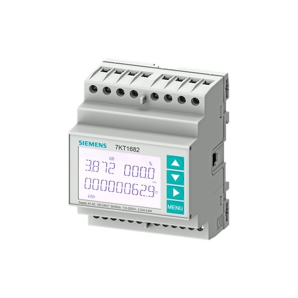 Siemens 7KT1682 LCD, 3-fázisú, 7KT PAC1600 sorozat energiamérő (7KT1682)