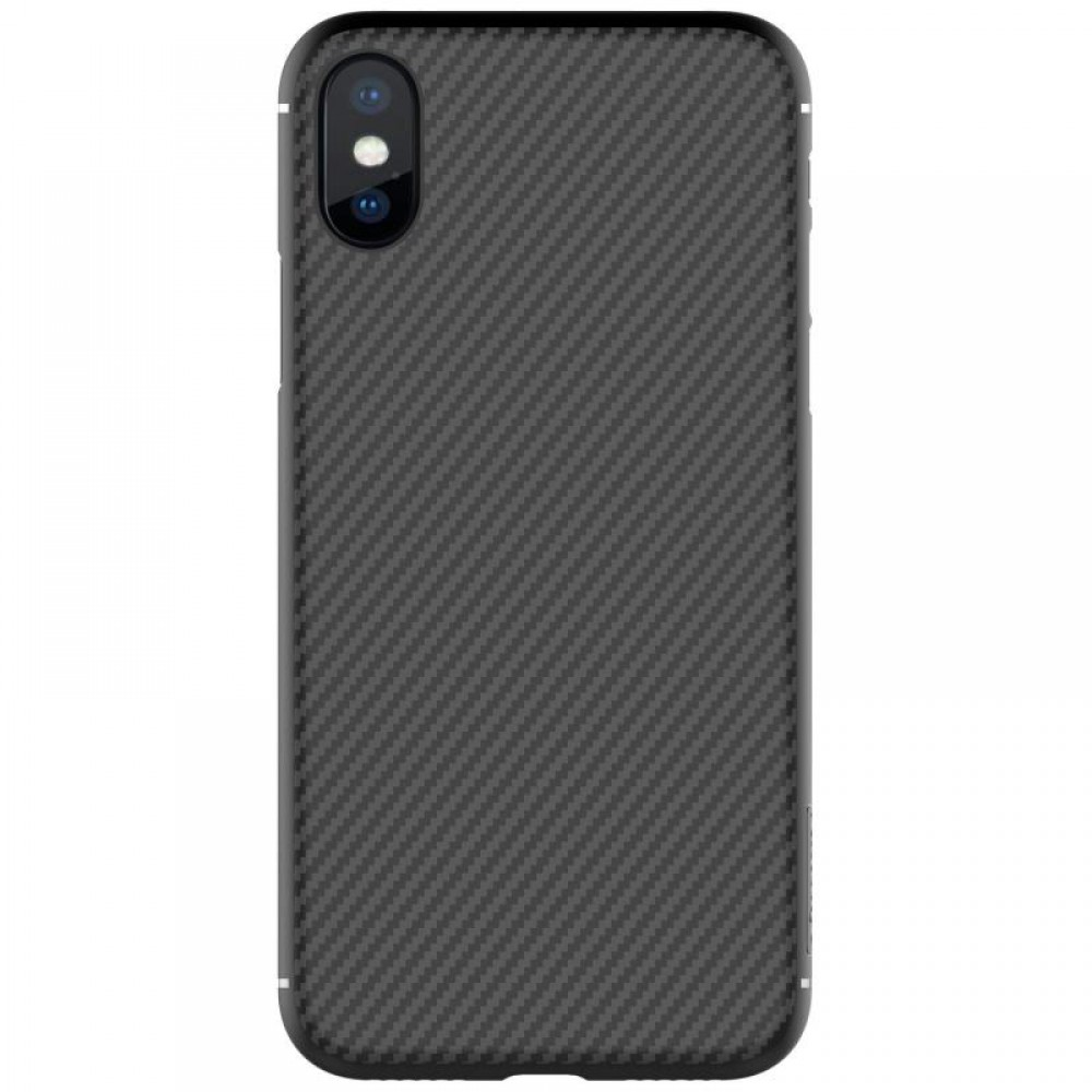 Nillkin Apple iPhone X védőtok - Fekete (6902048146488)