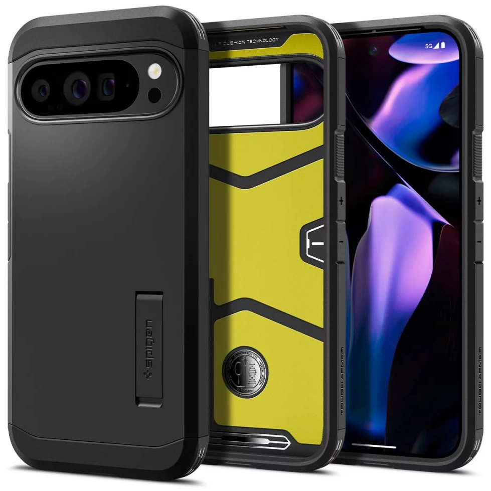Spigen Tough Armor Google Pixel 9 Pro XL tok fekete (ACS07726) (ACS07726)