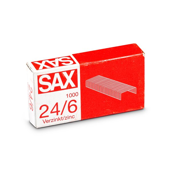 Sax 24/6 Cink Tűzőkapocs (1000db) (7330004000)