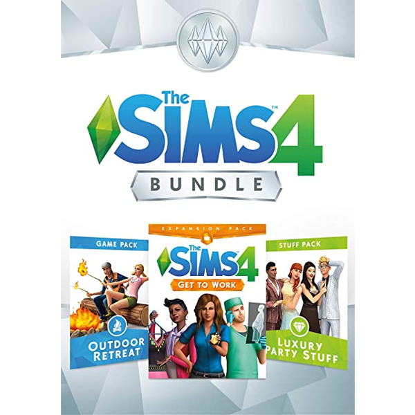 The Sims 4 Bundle - Get to Work, Outdoor Retreat, Luxury Party Stuff