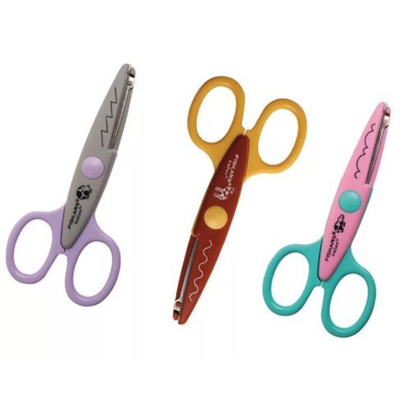 Fiskars 8233 gyermek mintavágó olló készlet 3db-os (8233)