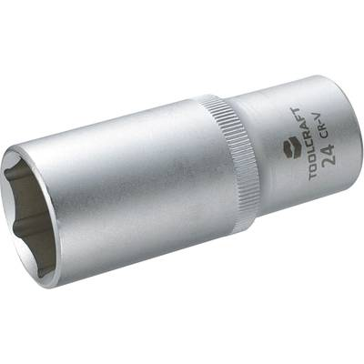 Dugókulcs betét 12,5 mm (1/2), 24x77 mm, TOOLCRAFT (816187)