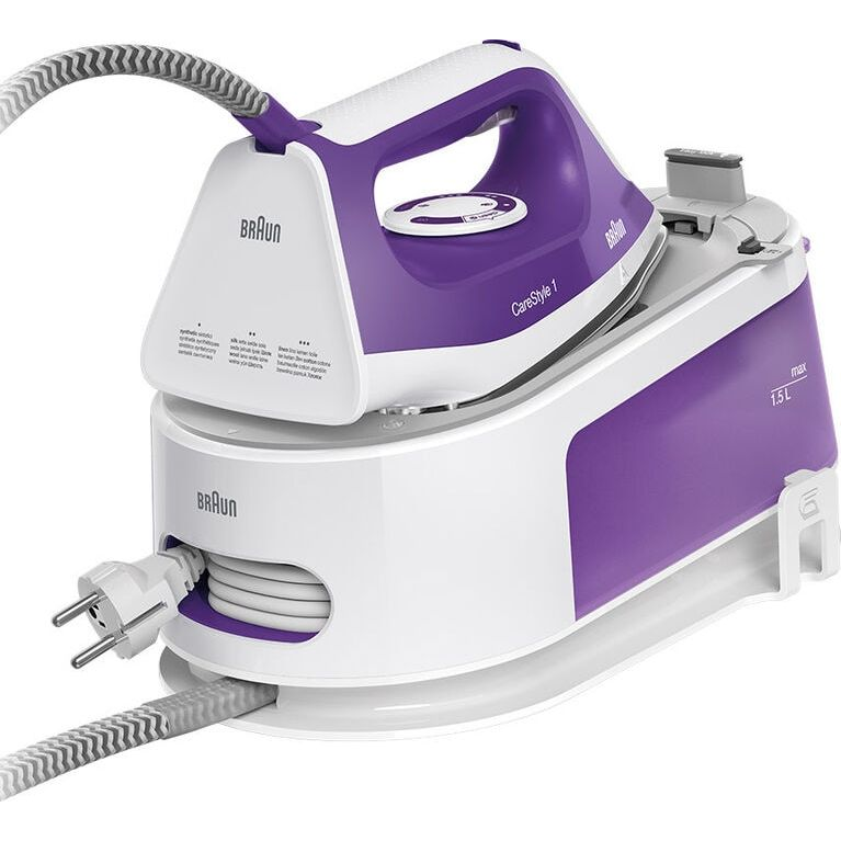 Braun CareStyle 1 IS 1014 2200 W 1,5 L Keramická žehliaca plocha Fialová