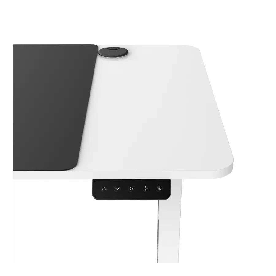 Techsend elektromosan állítható magasságú íróasztal fehér (PEL1460) (PEL1460 fehér)