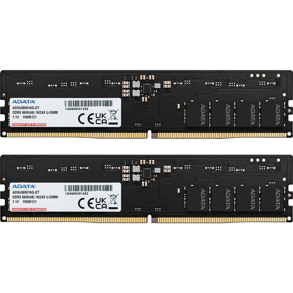 ADATA Premier DDR5 5600MHz 32GB CL46 Dual Channel Kit (AD5U560016G-DT)