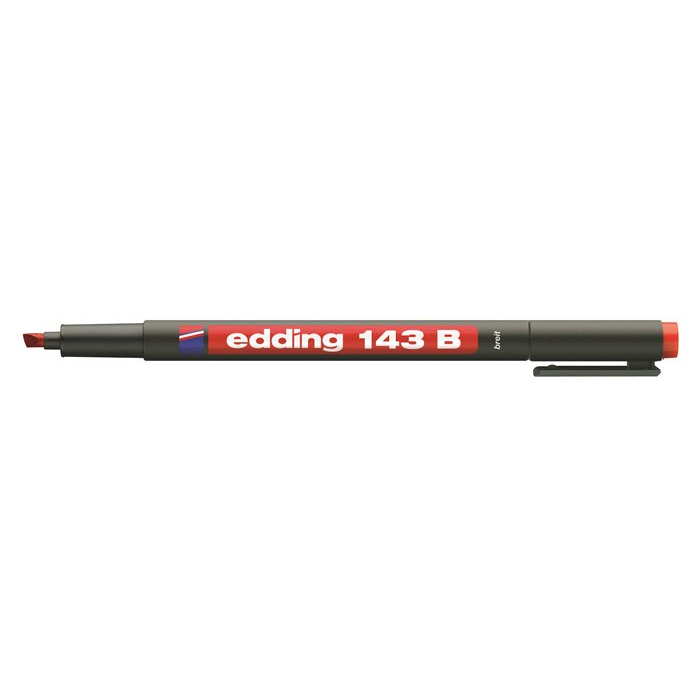 Edding 143 B 1mm Alkoholos marker - Piros (7580069002)