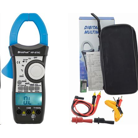HOLDPEAK 870C Digitális lakatfogó multiméter (110678) (110678)