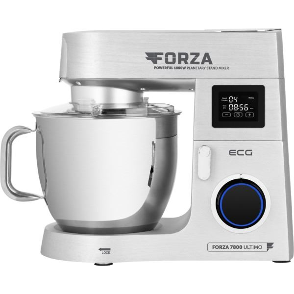 Kuchynský robot ECG FORZA 7800 Ultimo Argento 1800 W strieborná/sivá (FORZA 7800 Ultimo Argento)