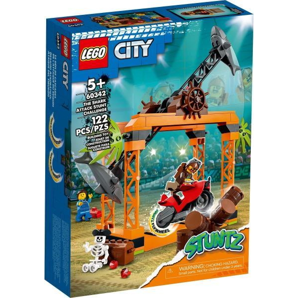 LEGO City 60342 LEGO 60342 City - kaskadérská výzva: útok žraloka (60342)