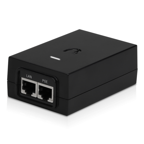 UBiQUiTi POE Adapter 2x1000Mbps, 48VDC @ 0.5A - POE-48-24W-G