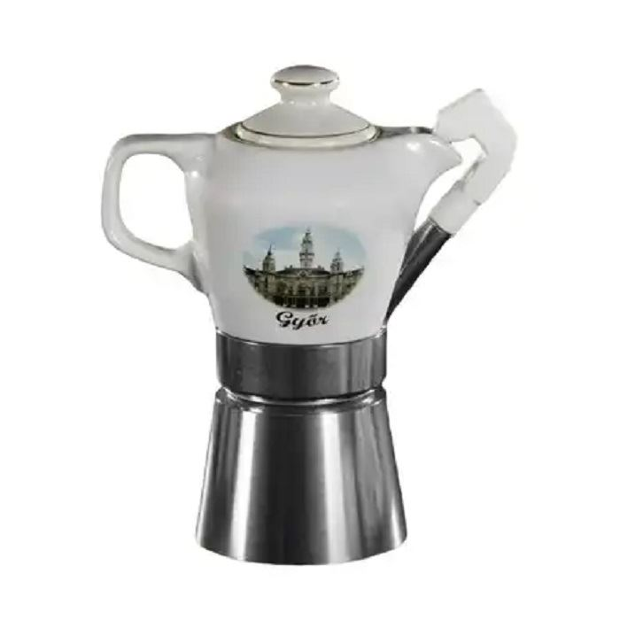 Fatima kotyogós kávéfőző Győr ezüst-fehér (5998881701053)