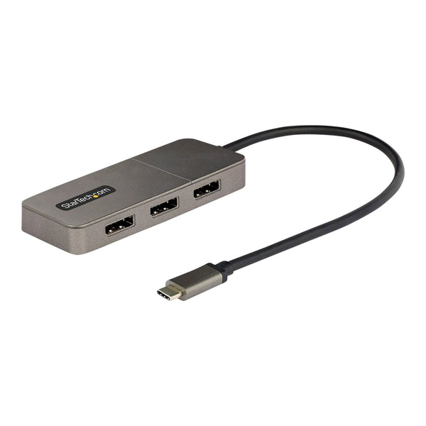 StarTech.com MST14CD123DP USB grafisk adapter 4096 x 2160 pixel Grå
