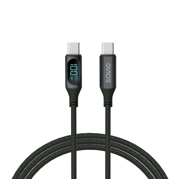 SAVIO KABEL USB-C - USB-C S DISPLEJEM CL-174