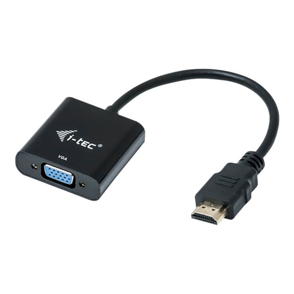i-tec HDMI2VGAADA adaptér k video kabelům 0,15 m HDMI VGA Černá