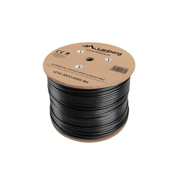 Bobina De Cable Para Exterior Apantallado Lanberg Lcf6-30cu-