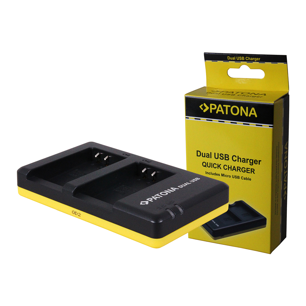Patona PT1947 Foto Dual Quick Nikon EN-EL20 USB Akkumulátor töltő (PT1947)