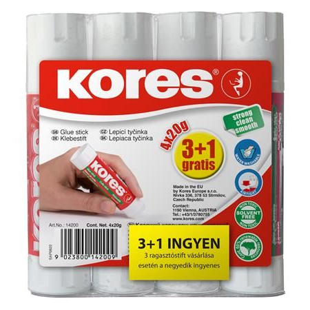 Kores ragasztóstift 4x20g (14200) (kores14200)