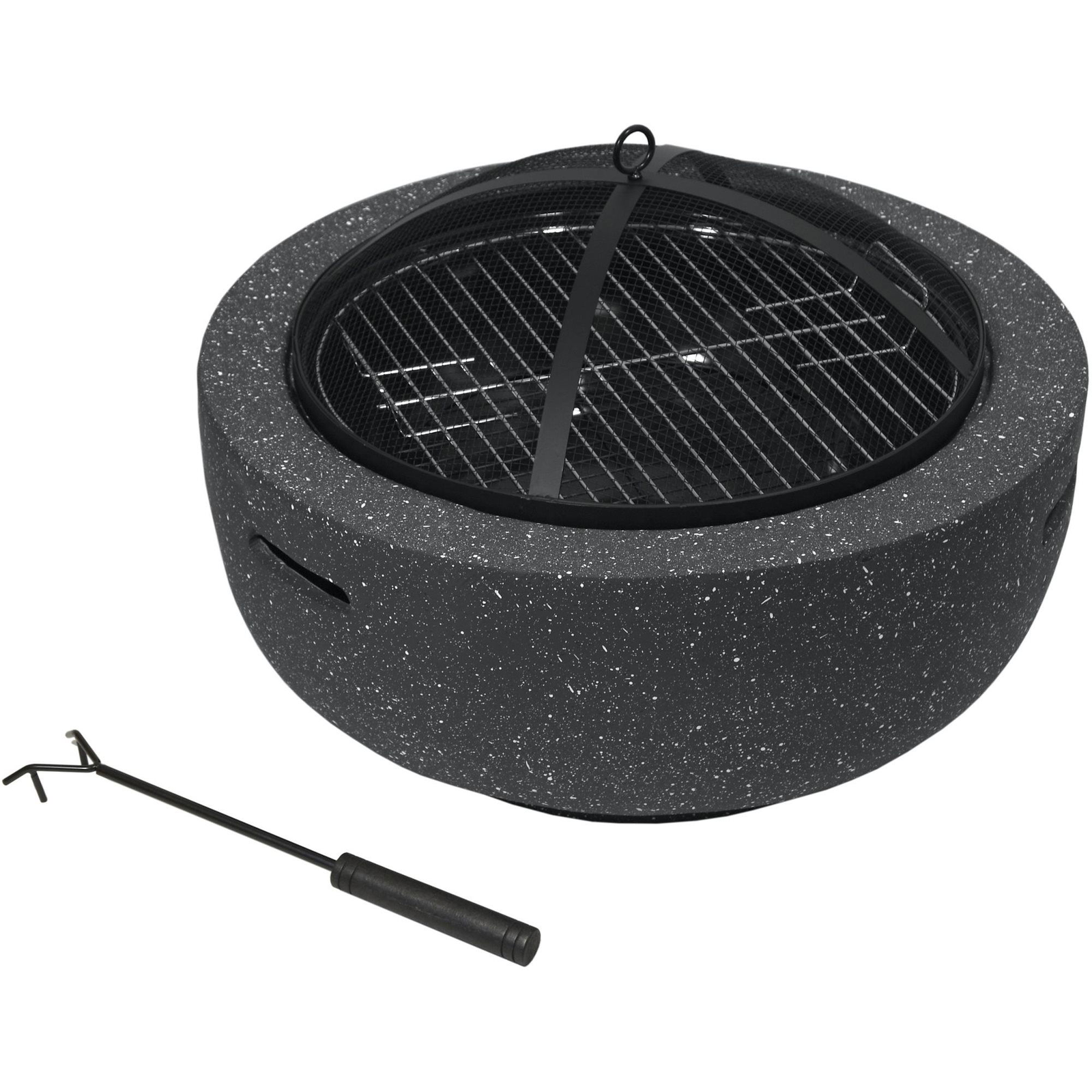 Cattara LA PALMA Tűzrakóhely MgO szürke (8591686130133)