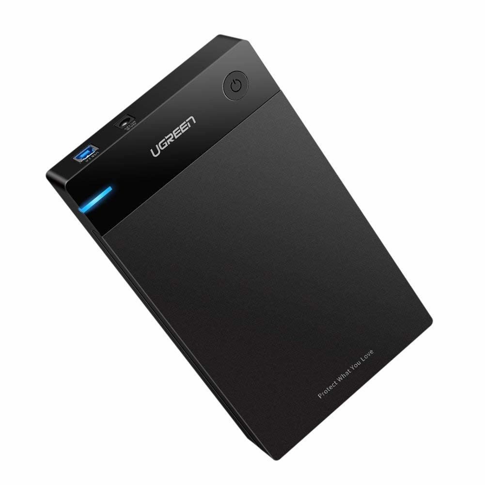 UGREEN 3,5" külső merevlemez ház fekete (50422) (ugreen50422)