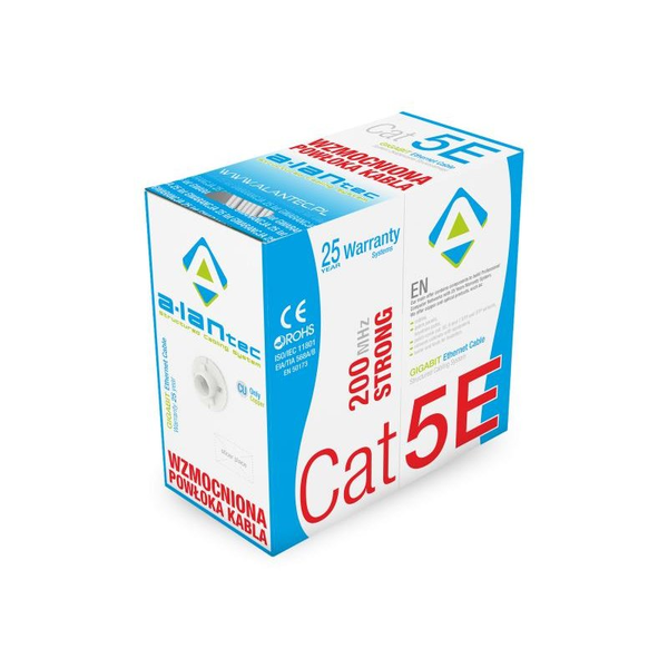 A-LANtec U/UTP CAT5e Installációs kábel 305m - Szürke