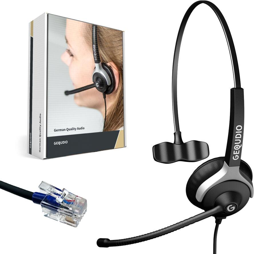 Gequdio WA9001 Mono Headset - Fekete (WA9001)