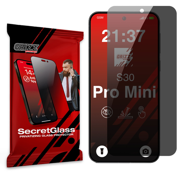 Matowe szkło prywatyzujące GrizzGlass SecretGlass do Vivo S30 Pro mini