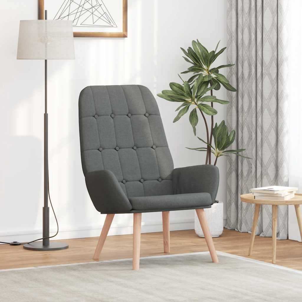 sötétszürke szövet pihenőfotel (4102644)