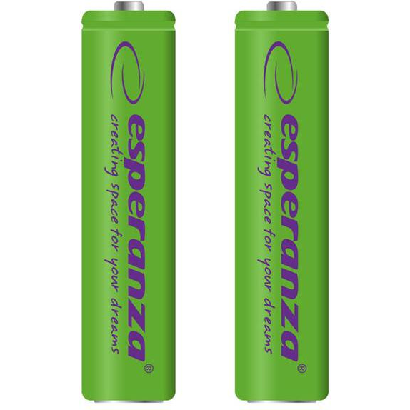 Esperanza EZA101G Újratölthető Ni-MH Ceruzaelem AAA 1000mAh 1.2V (2db/csomag) (EZA101G - 5901299923115)
