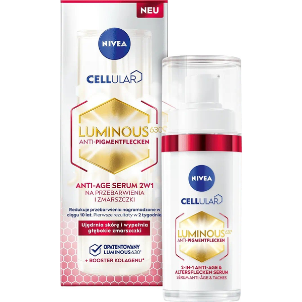 NIVEA Cellular Luminous 630 Pigmentfoltok elleni szérum Anti-Age 30ml (4006000018089)