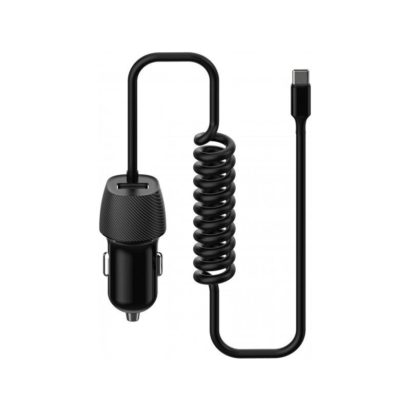 Platinet PLCRSC USB-C autós töltő fekete (Platinet PLCRSC)