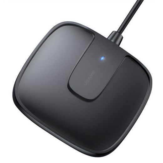 Магнитно безжично зарядно, Usams CD159 Magsafe, съвместима серия iPhone 12, бързо зареждане 15 W, черно