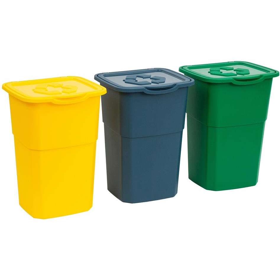 DEA HOME Eco 3 darab 3 × 50 l-es hulladékgyűjtő szett (Z0429MAB04000)