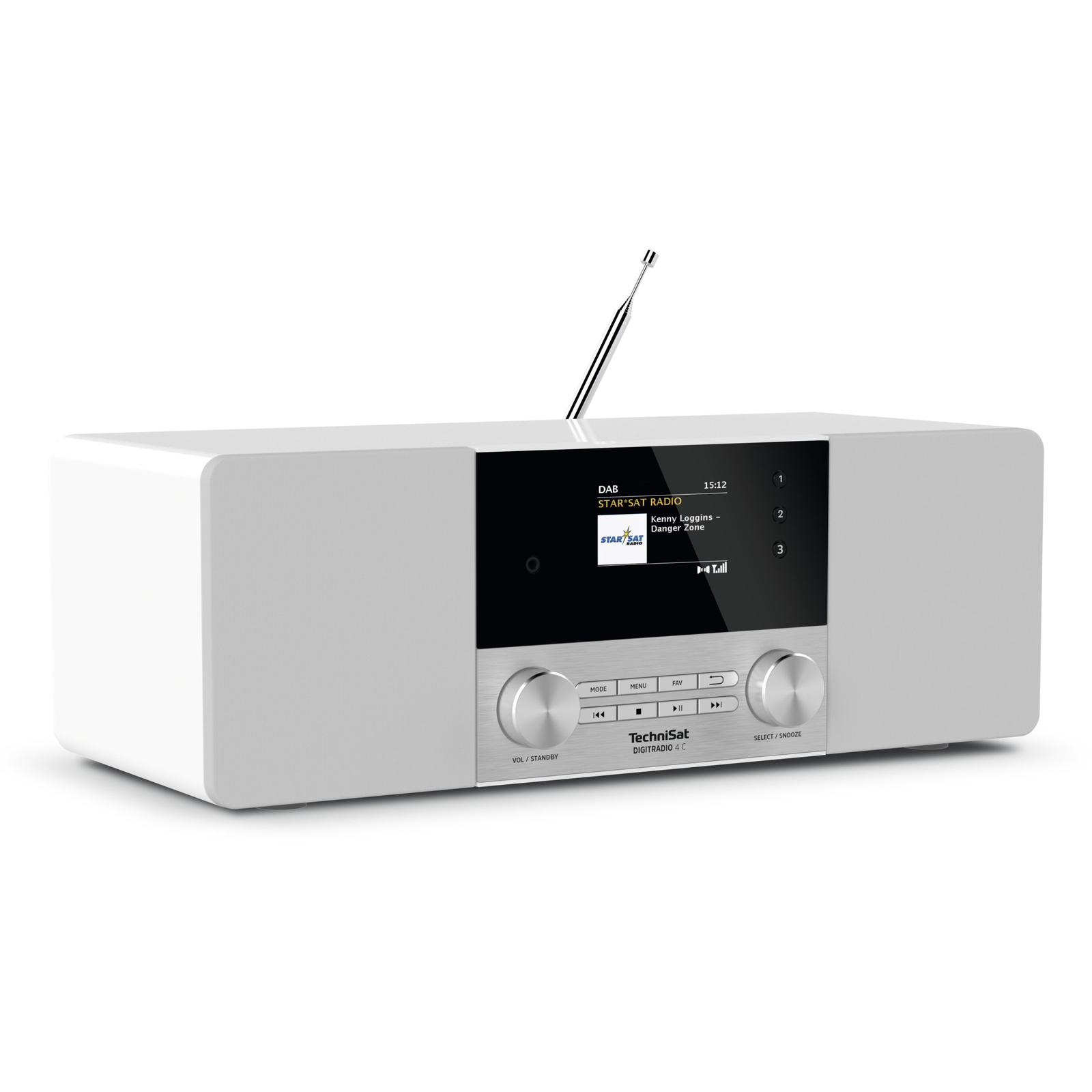 TechniSat DIGITRADIO 4 C Rádió Fehér (0001/3937)