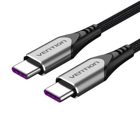 Vention TAEHF USB kábel USB 2.0 1 m USB C Šedá