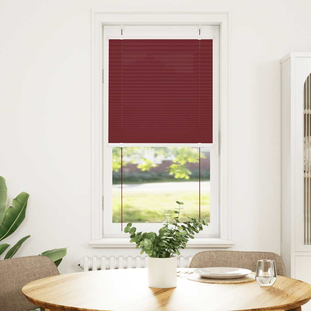 pliszírozott redőny Bordeaux piros 55x150 cm Szövetszélesség (4015236)