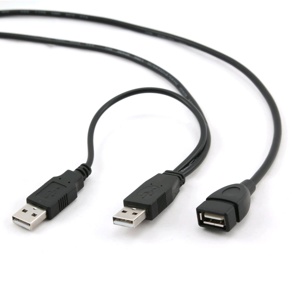 Gembird Cablexpert female USB A-type --> Dual USB A-type male 90cm (CCP-USB22-AMAF-3) (CCP-USB22-AMAF-3)