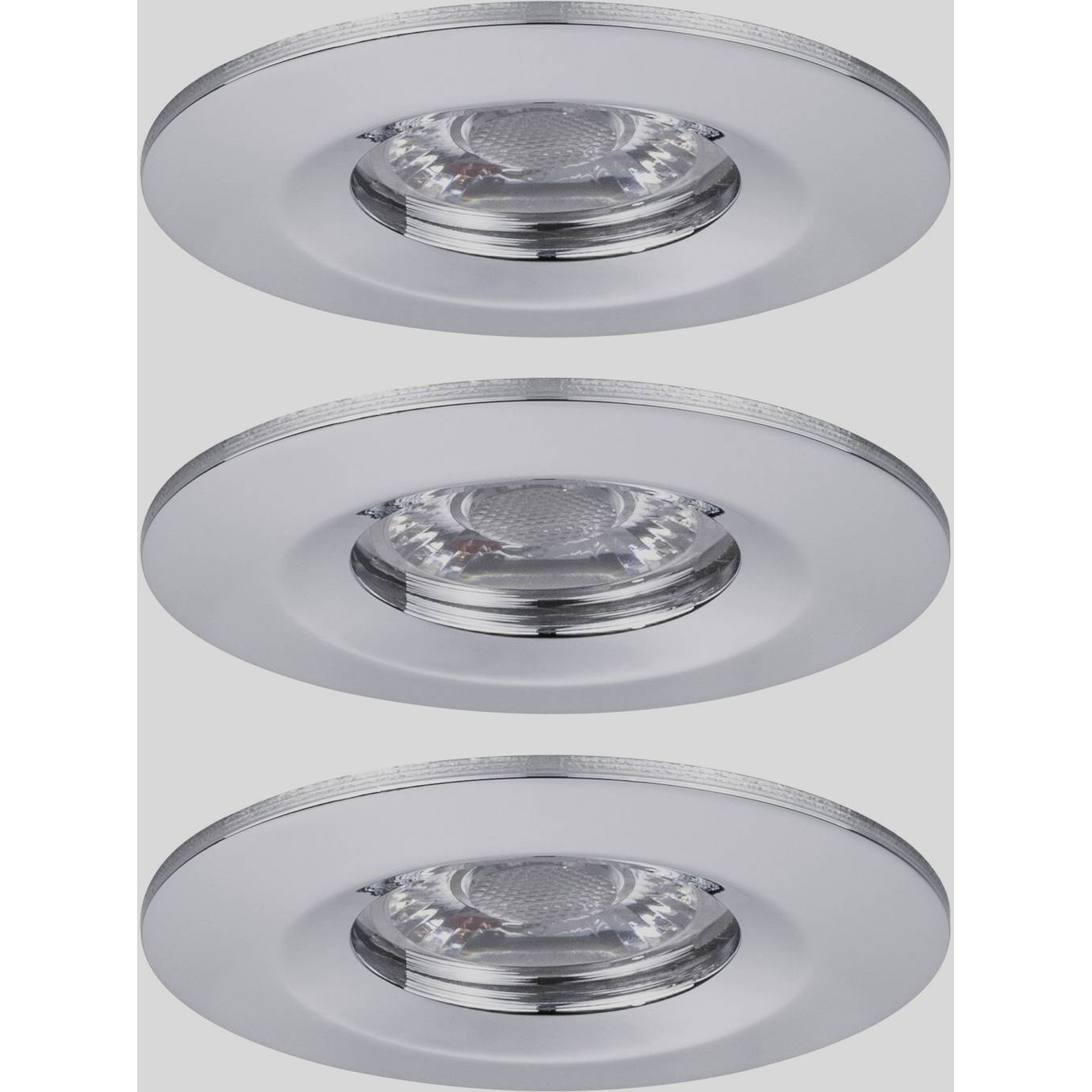 Paulmann EBL Nova mini Coin LED-es beépíthető lámpa 3 részes készlet LED 4 W Króm (94303) (94303)