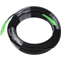 Мрежов кабел Extralink, SC, APC, G.657A2, Симплекс, 30 м, Черен/Зелен
