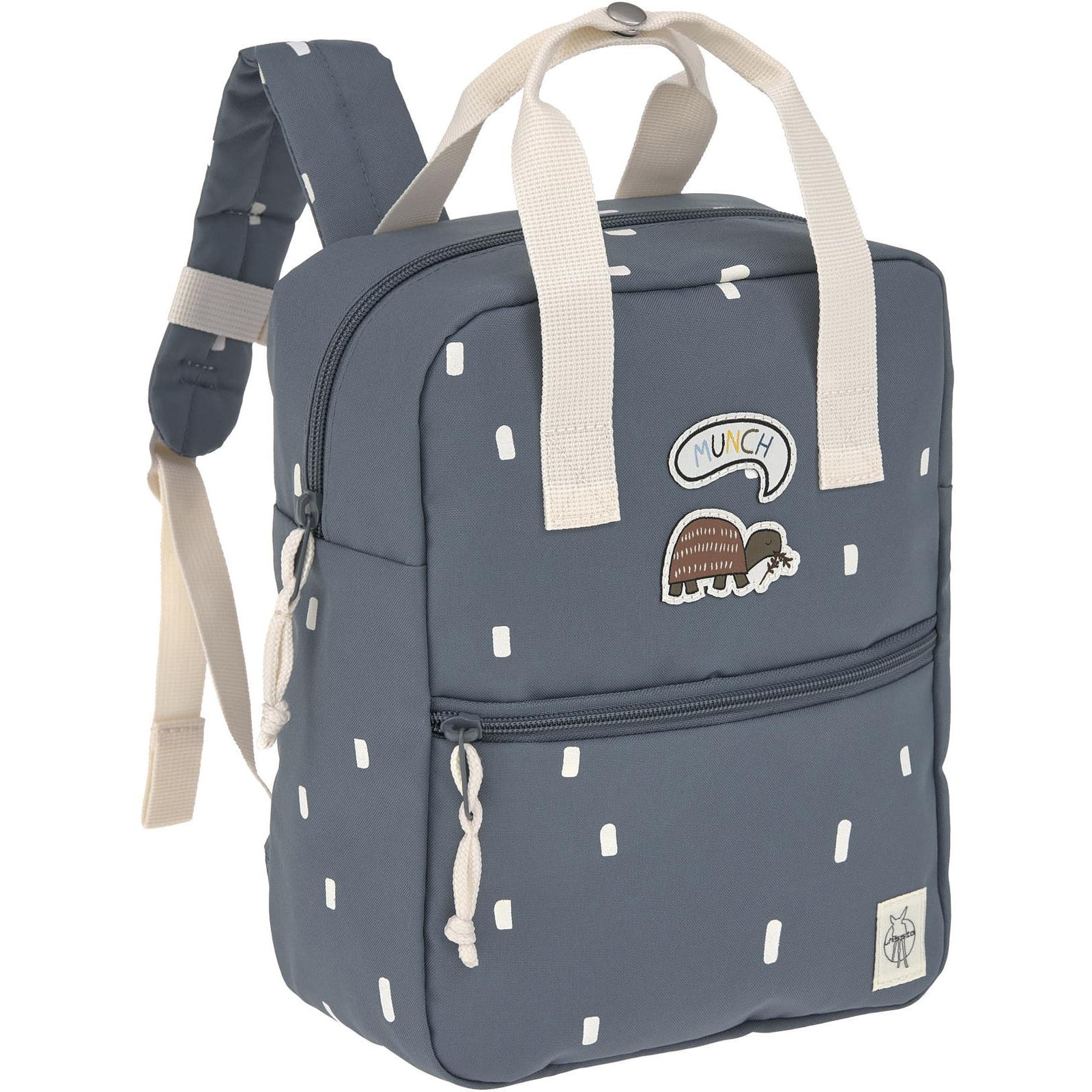 Lässig Mini Square Backpack Happy Prints midnight blue (4066239122162)