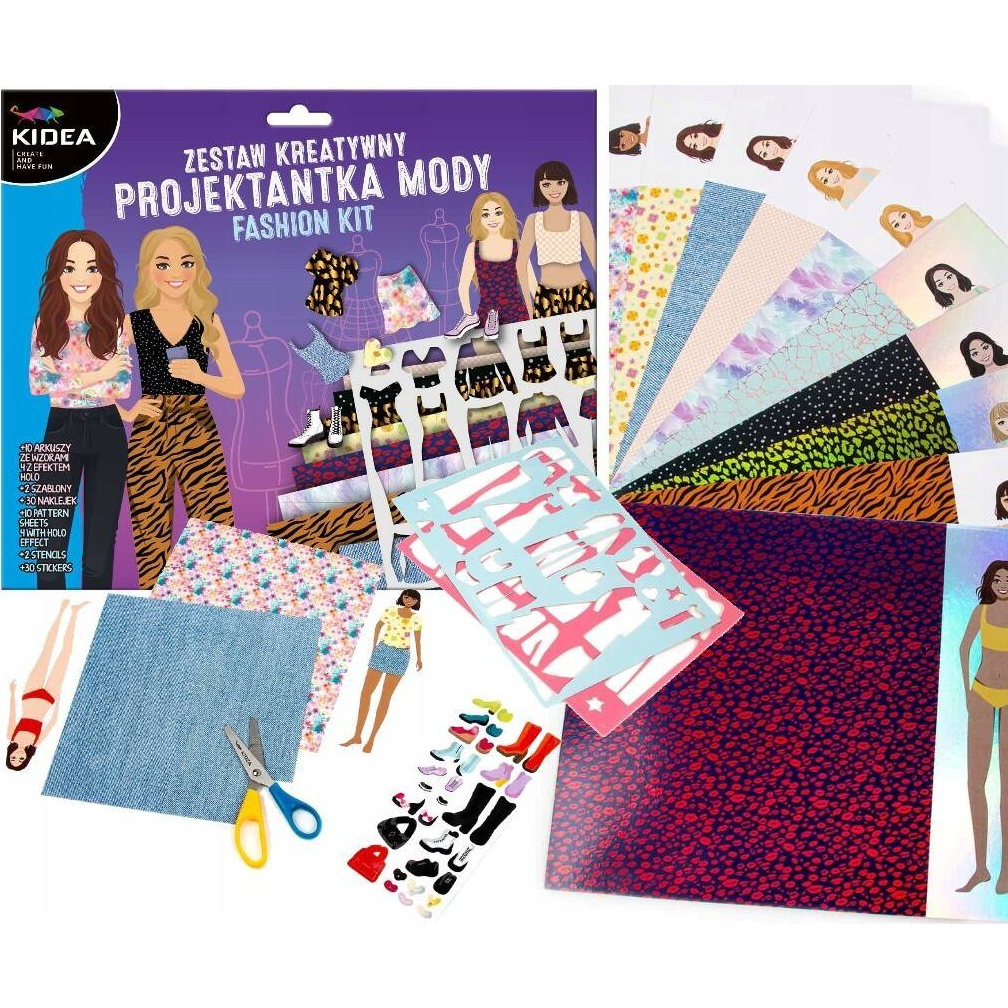 Kidea - Divattervező Készlet (DERF.ZPS10KA)