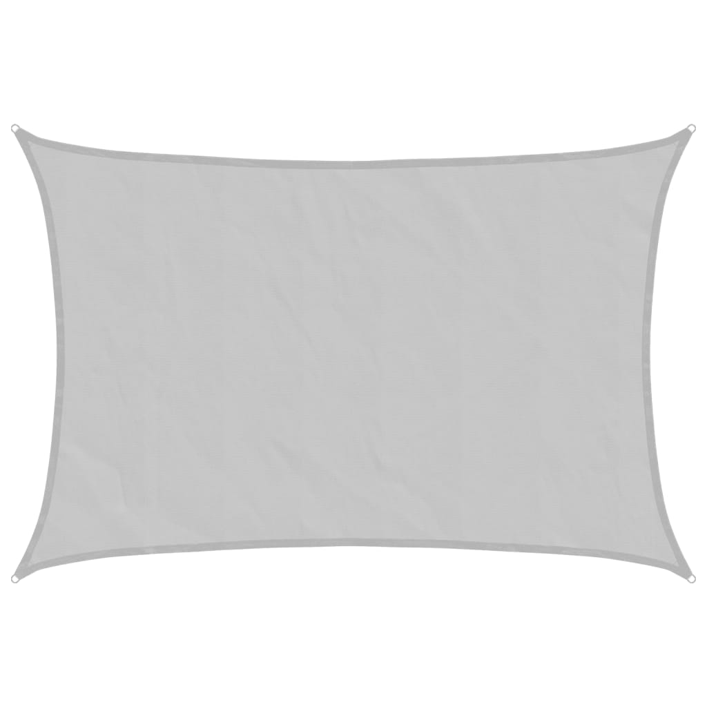 világosszürke 100% poliészter oxford szövet napvitorla 5 x 3 m (4000547)