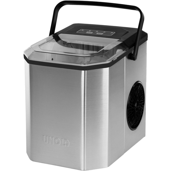 Unold Eiswürfelbereiter Erik 48925 Draagbare ijsblokjesmachine 160 W Zwart, Zilver