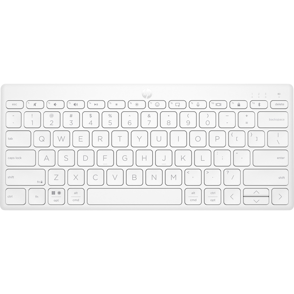 HP 350 WHT Compact Multi-Device Keyboard tastatur Hjem Hvid