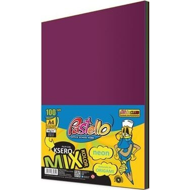 Pastello Papier ksero A4 80g mix kolorów 100 arkuszy