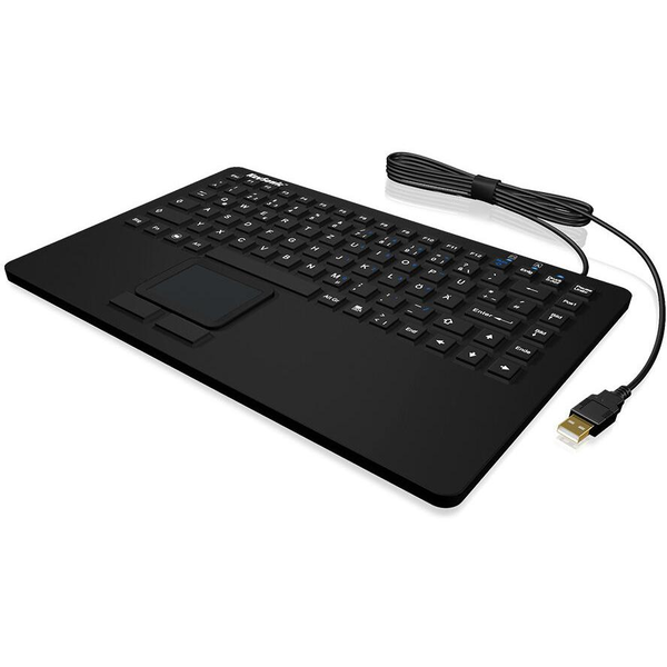 KeySonic KSK-5230IN tastatur Kontor USB QWERTZ Tysk Sort