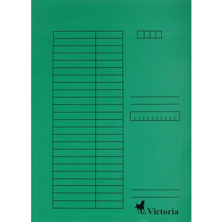 Victoria A4 Gyorsfűző - Zöld (IDPGY03)