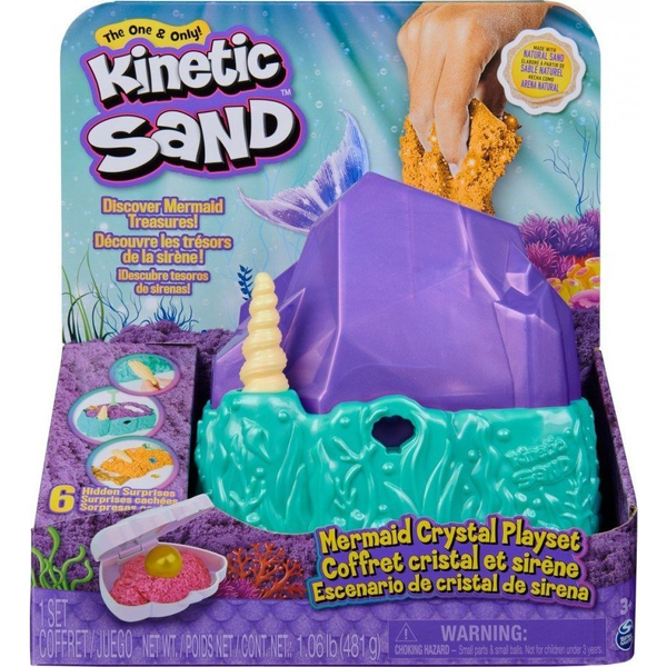 Kinetic Sand KNS ACK Mermaid Crystal Playset CN GML
