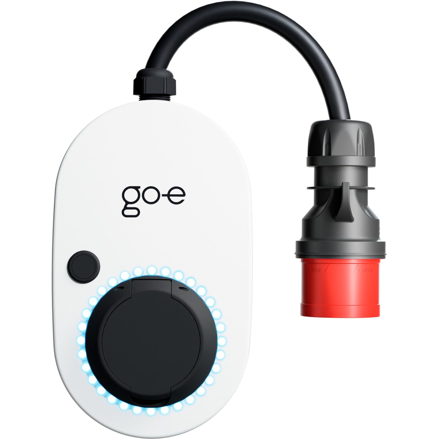 go-e Gemini Flex Elektromos autó fali töltő - Fehér (22kW - 32A / Type-2) (CH-04-22-01)